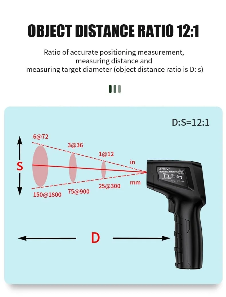 Thermometer Digital 800 Degree Infrared Thermometer Thermal Imager Laser Thermometers Pyrometer Hygrometer Thermostat Termometro