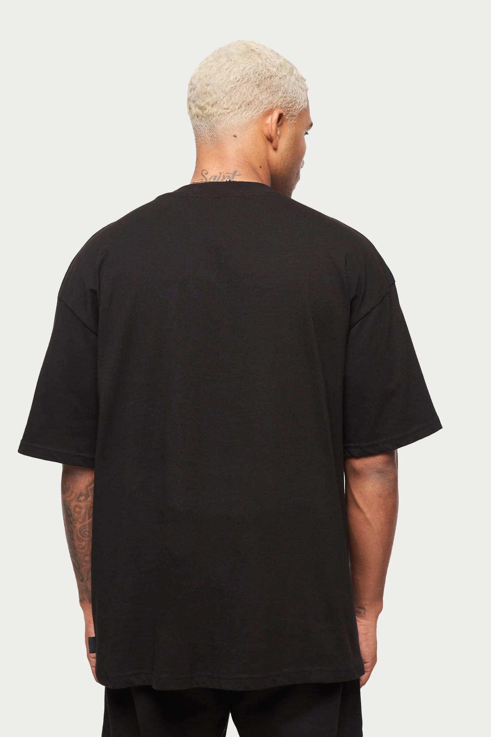 UNBRANDED RELAXED T-SHIRT - BLACK